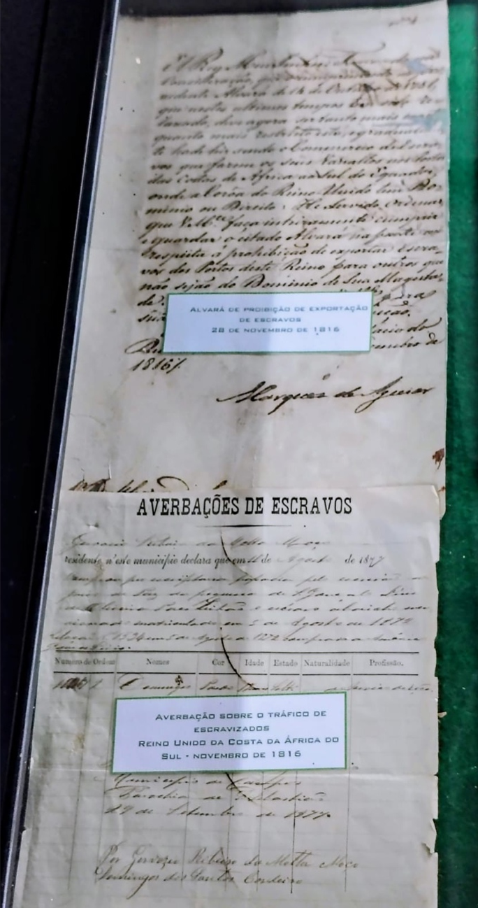 Alvará de proibição de exportação de escravos de 1816